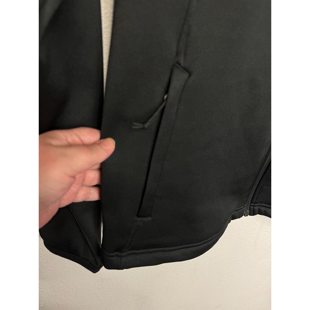 The North Face Large Canyon Flats Fleece Jacket Black Change Healthcare Logo NWT - Picture 5 of 15